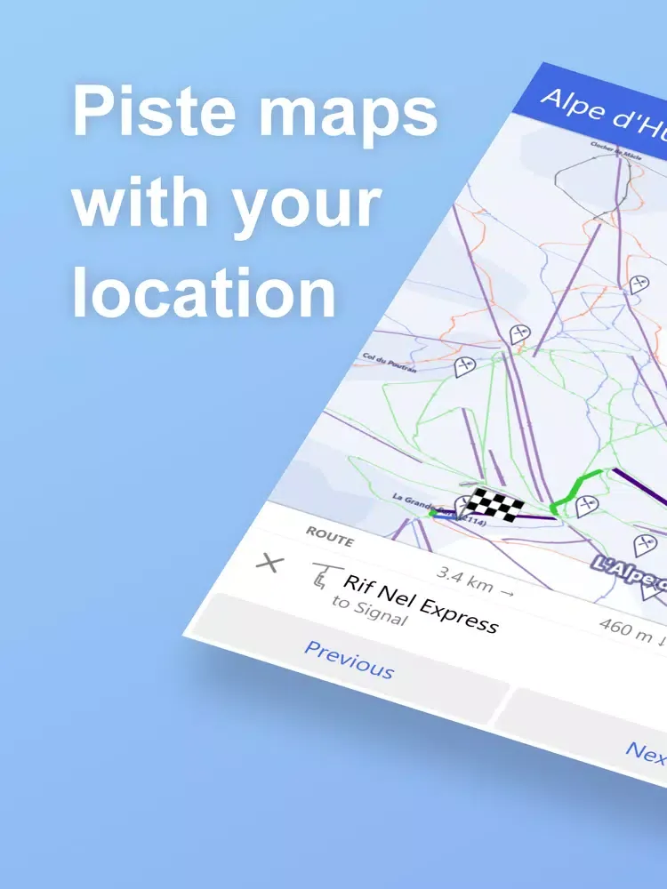 Скриншоты Ski Nav – Trail Maps iPad 