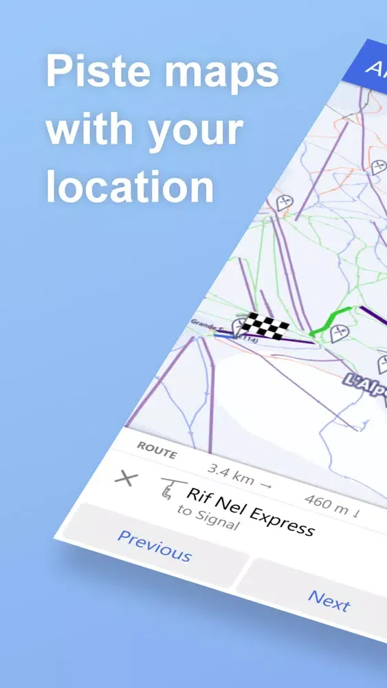 Скриншоты Ski Nav – Trail Maps