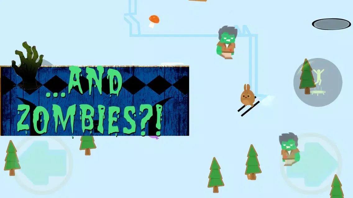 Snow Bunnies: Catch Zombies and Ski the Slopes! Ekran Görüntüleri