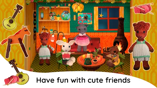 Ảnh chụp màn hình của SKIDOS - Kids Dollhouse Game