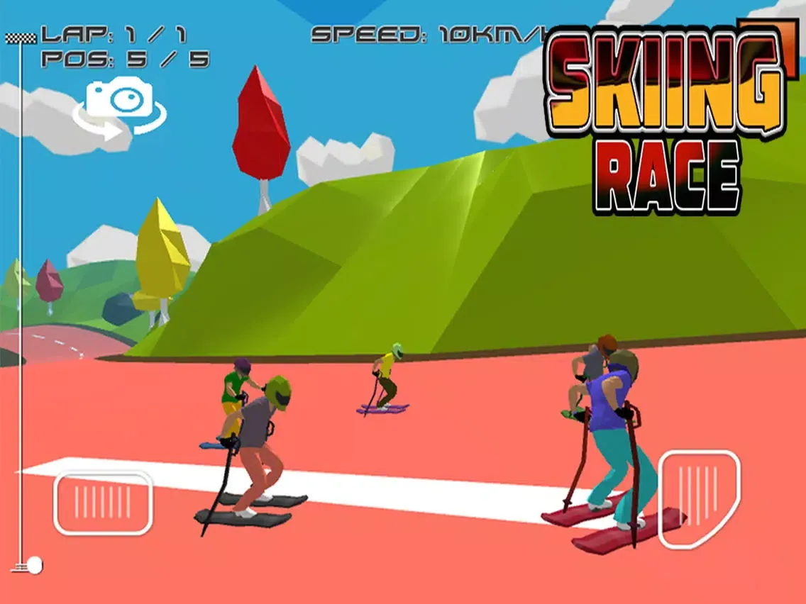 Tangkapan skrin Skiing Race iPad 