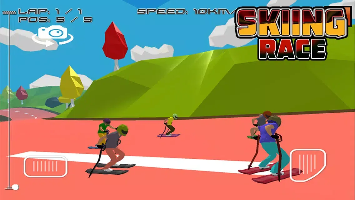 Tangkapan skrin Skiing Race