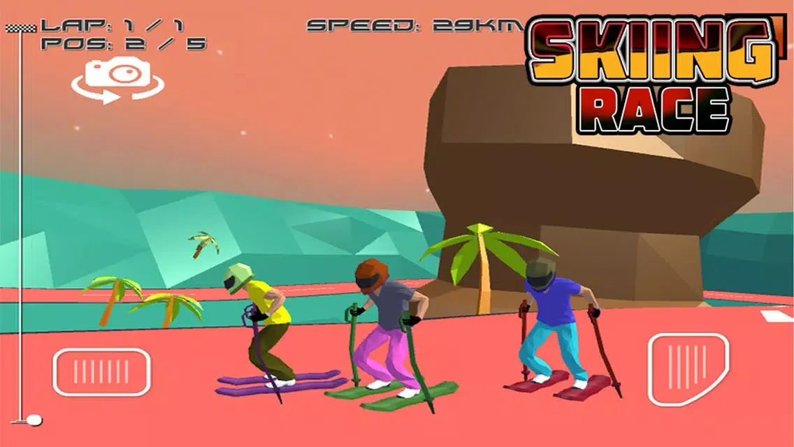 Tangkapan skrin Skiing Race