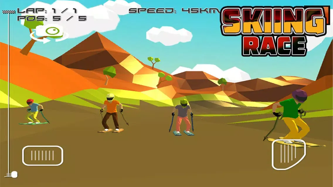 Tangkapan skrin Skiing Race