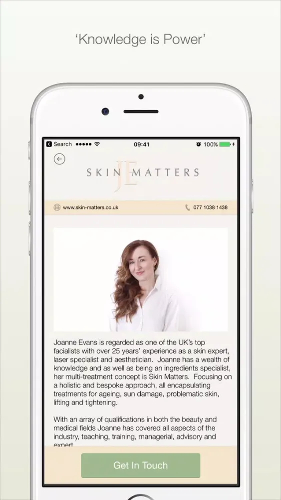 Skin Matters by Joanne Evans Ekran Görüntüleri