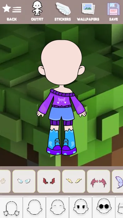 ภาพหน้าจอของ Paper Doll DIY Toca Dress Up