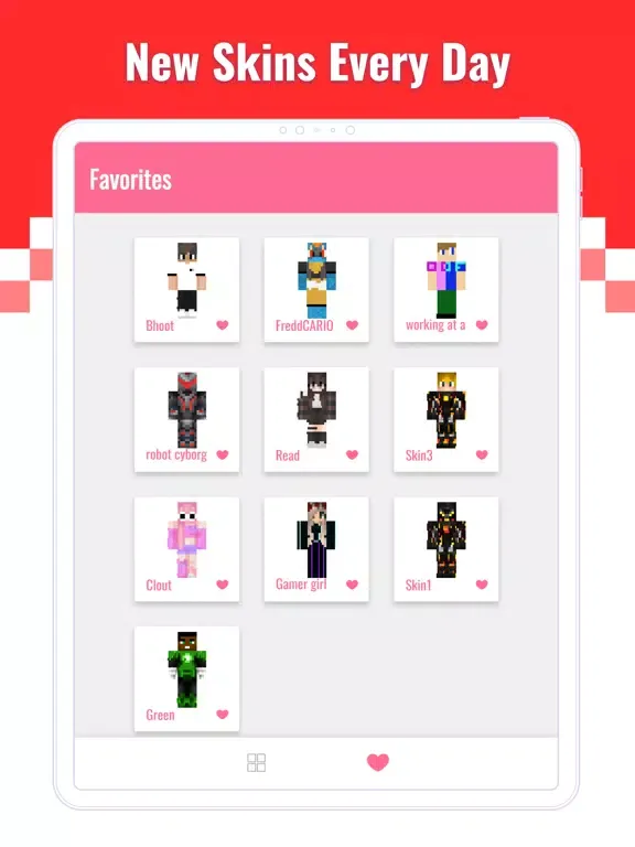 Tangkapan skrin Skins Garderob for Minecraft ™ iPad 