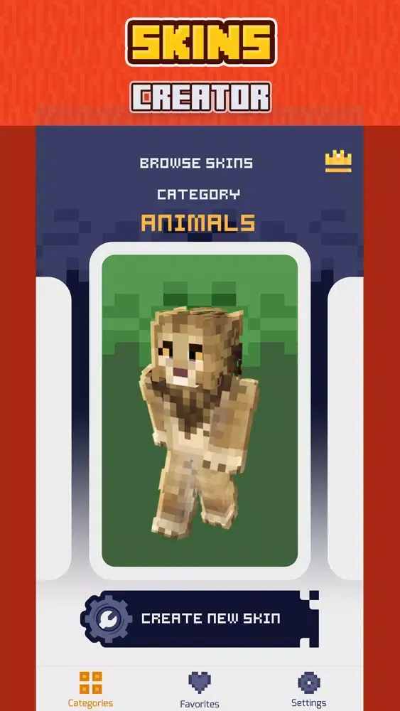 Ảnh chụp màn hình của Skins for Minecraft °