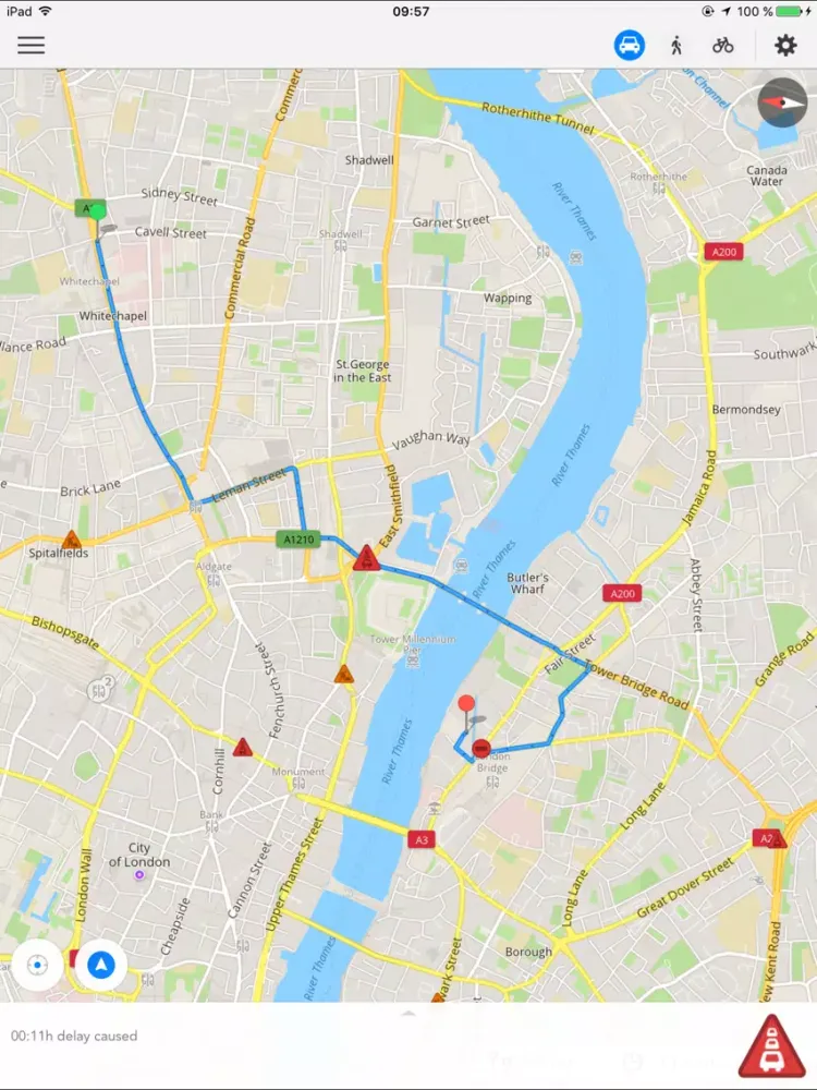 Captures d'écran de GPS Navigation (Sat Nav) iPad 