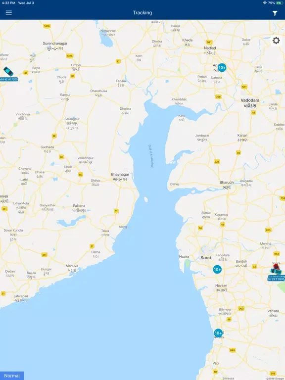 Ảnh chụp màn hình của SK Trackers iPad 