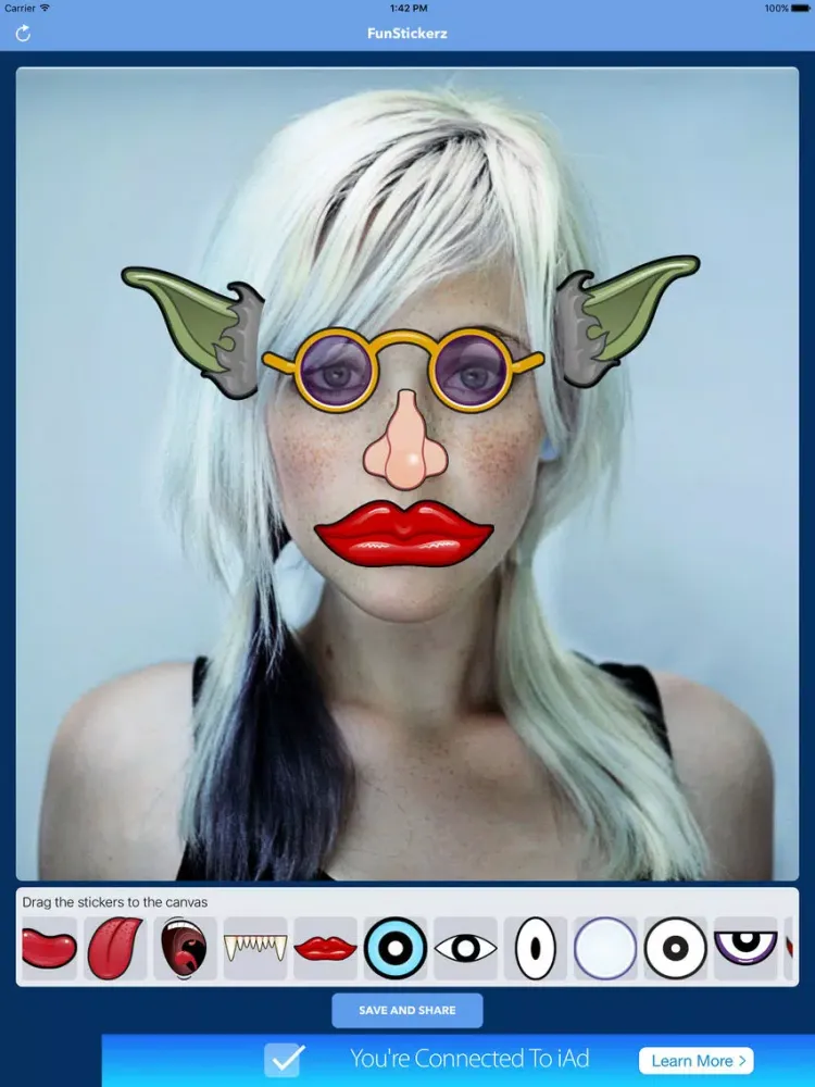 Fun Stickerz iPad  스크린샷