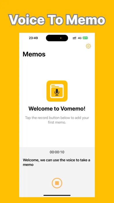 Vomemo - Voice To Memo Screenshots