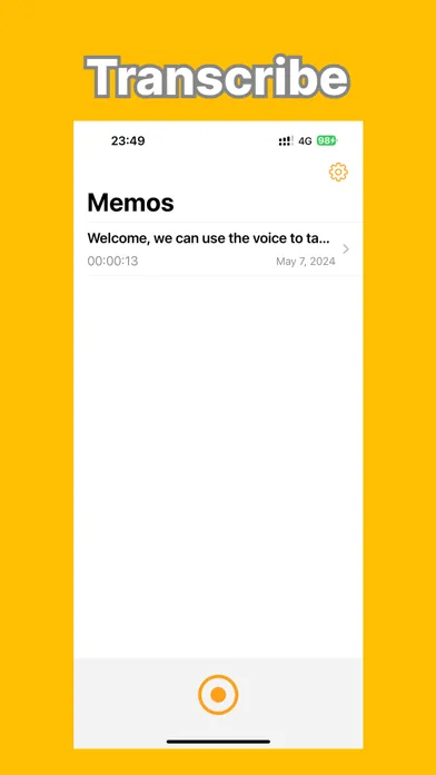 Vomemo - Voice To Memo Screenshots