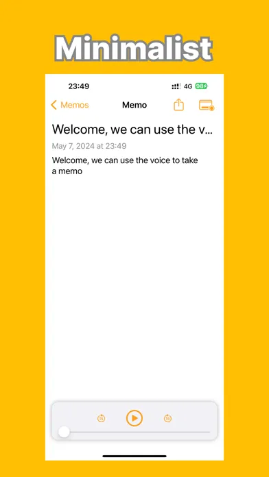 Vomemo - Voice To Memo Screenshots