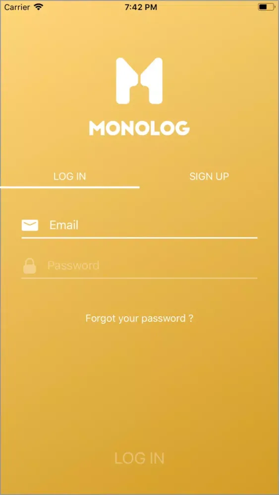 Tangkapan skrin Monolog's