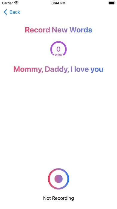 Tangkapan layar Baby's First Words