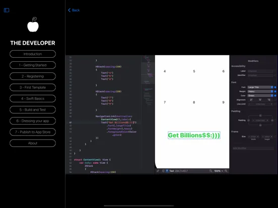 Capturas de pantalla de The Developer iPad 