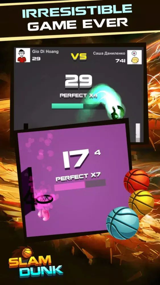 Slam Dunk-Basketball game 2018 Screenshots