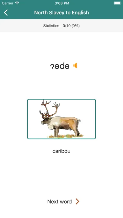 North Slavey Vocab Builder应用截图
