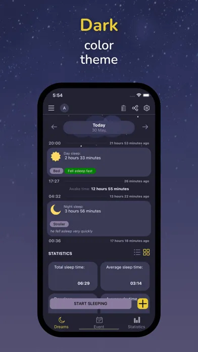 Baby Diary: Sleep Tracker Lite Ekran Görüntüleri