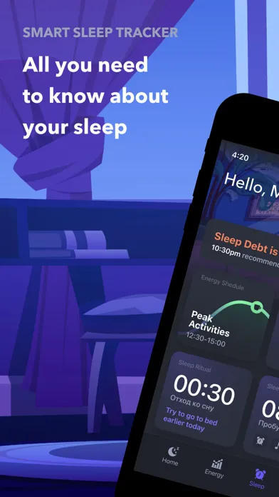 ภาพหน้าจอของ Sleep Tracker & Alarm Clock