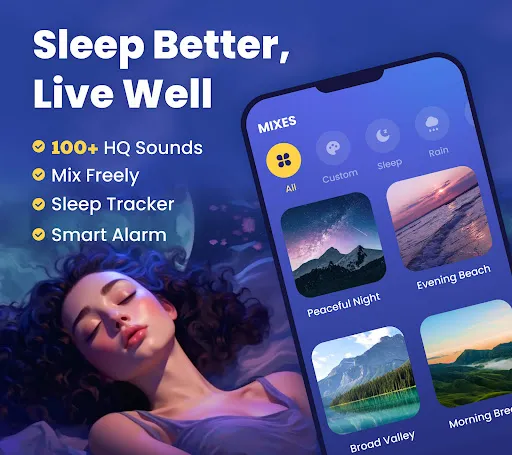 Скриншоты Sleep Sounds & Sleep Tracker