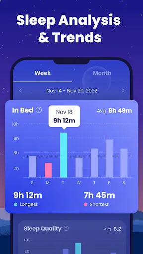 Скриншоты Sleep Sounds & Sleep Tracker