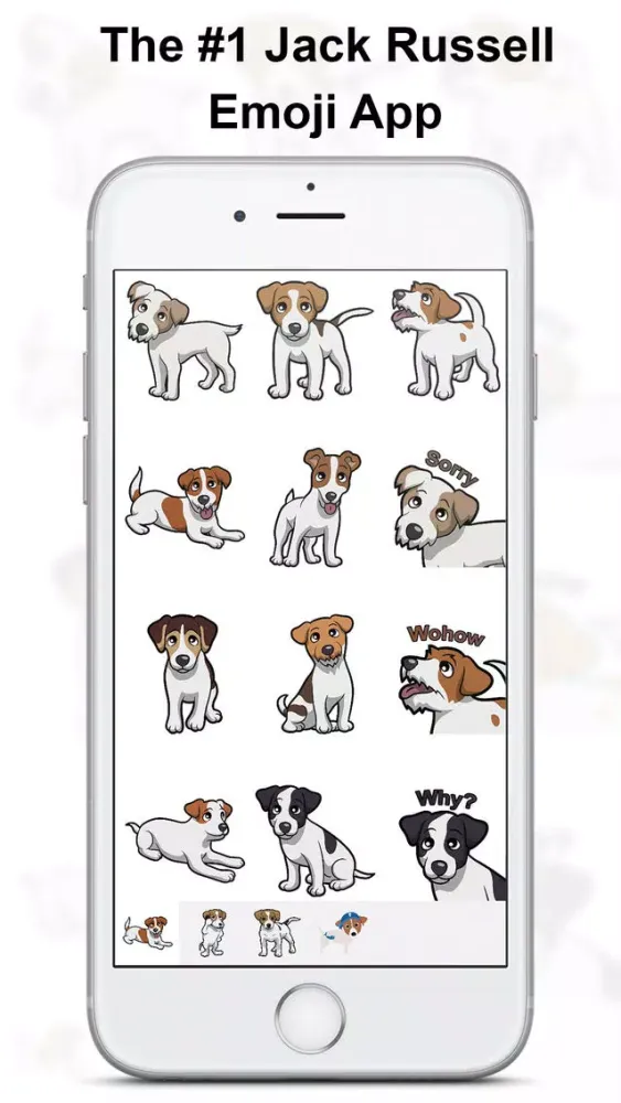 Скриншоты JackMoji - Jack Russell Emoji & Stickers