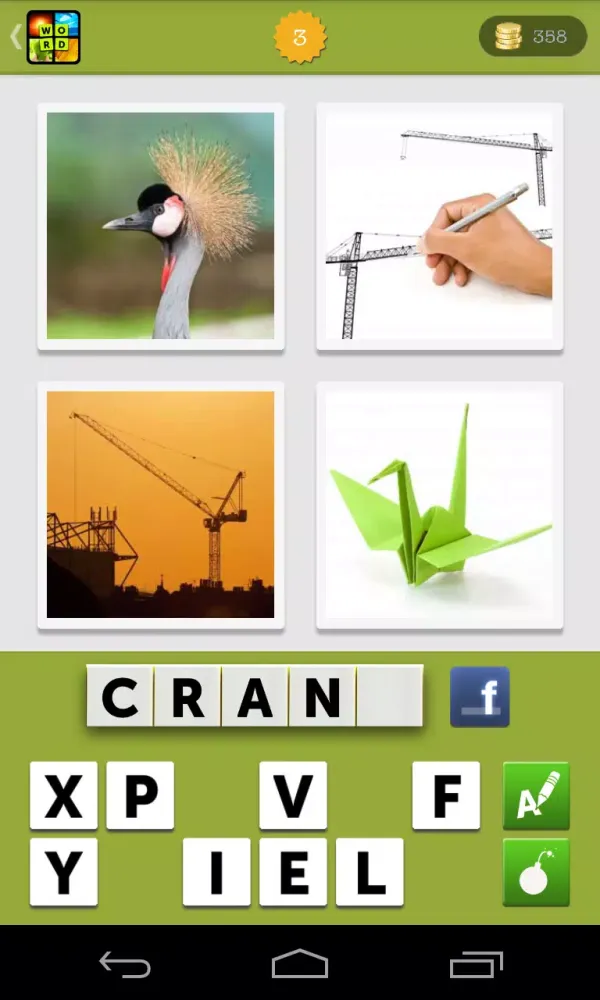 Tangkapan skrin 4 Pics 1 Word What's the Photo