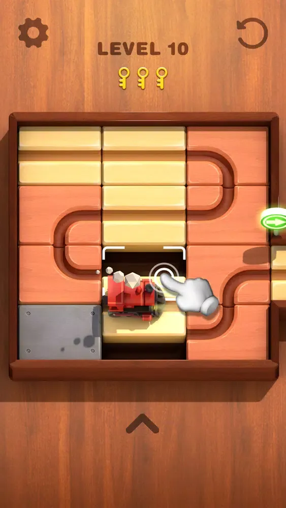 Capturas de tela do Slide It Pass: Train Rush Line
