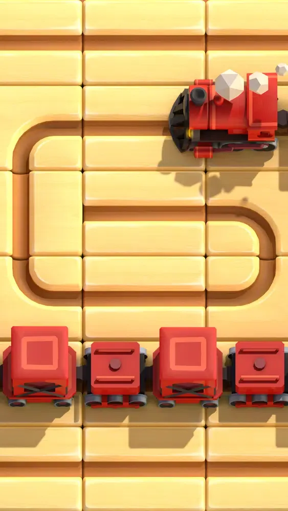 Capturas de tela do Slide It Pass: Train Rush Line