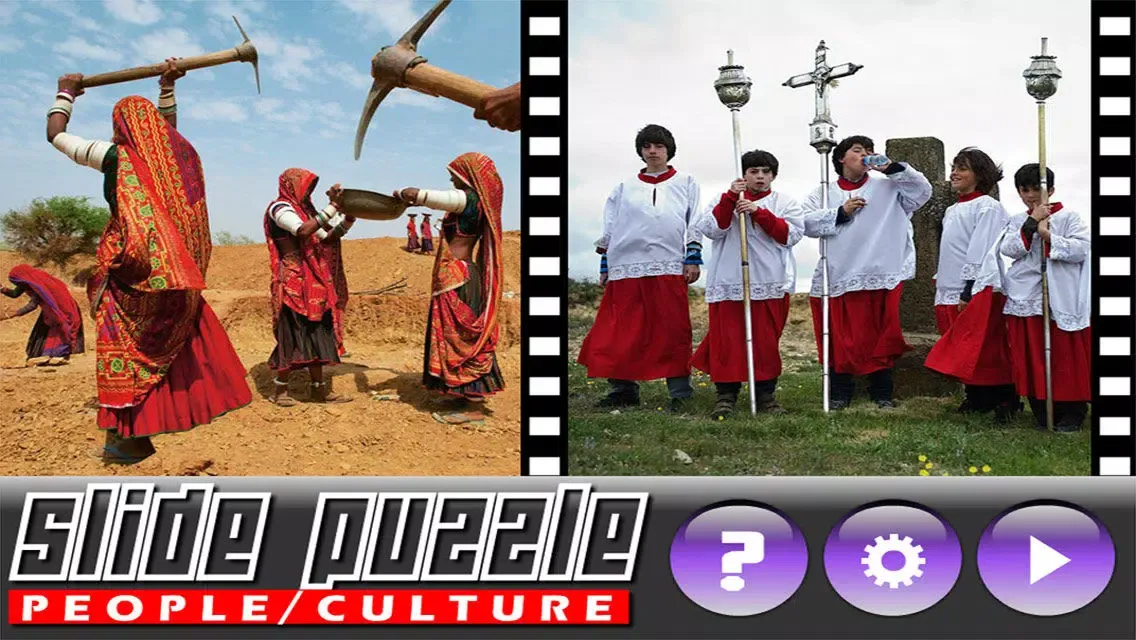 Slide Puzzle People And Culture स्क्रीनशॉट