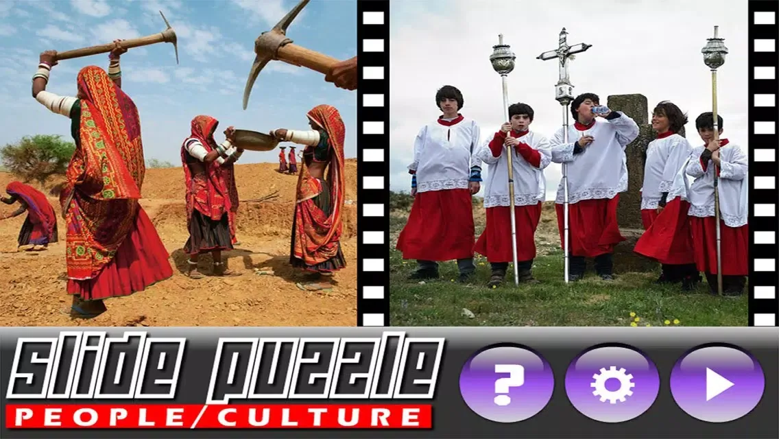 Slide Puzzle People And Culture स्क्रीनशॉट