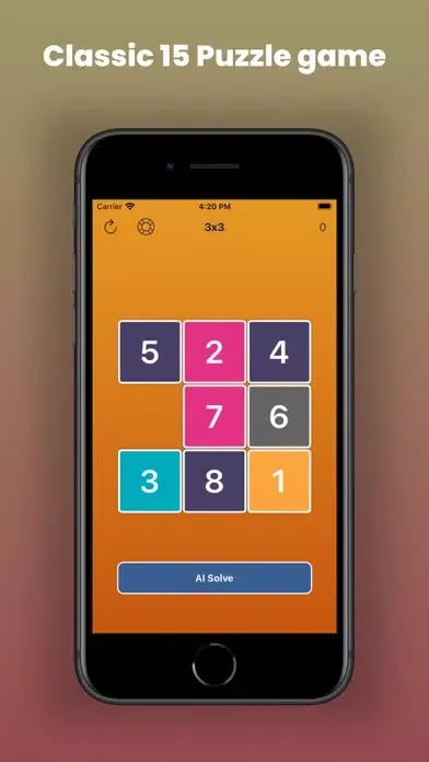 Zrzuty ekranu sliding 15puzzle fifteen