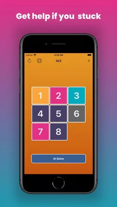 Zrzuty ekranu sliding 15puzzle fifteen