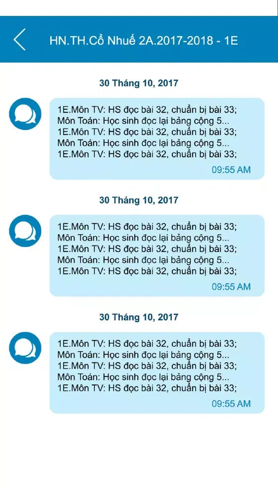 Zrzuty ekranu Sổ liên lạc điện tử