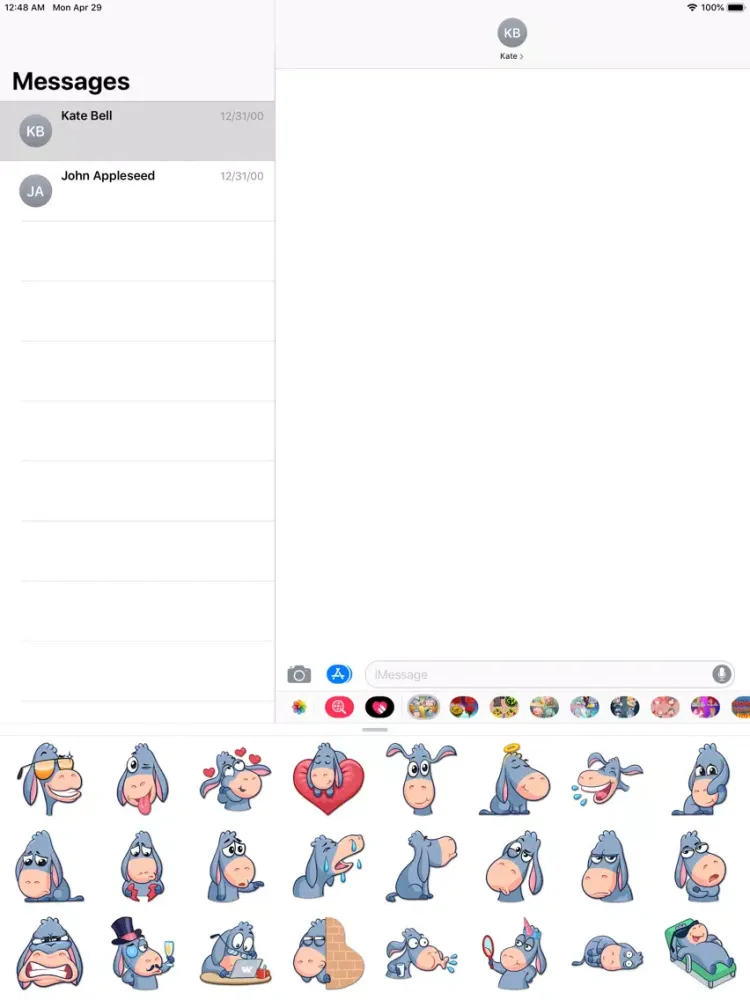 Animal Elvis Kawaii Stickers iPad 應用截圖