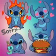 Cute Blue Koala Stitch Sticker