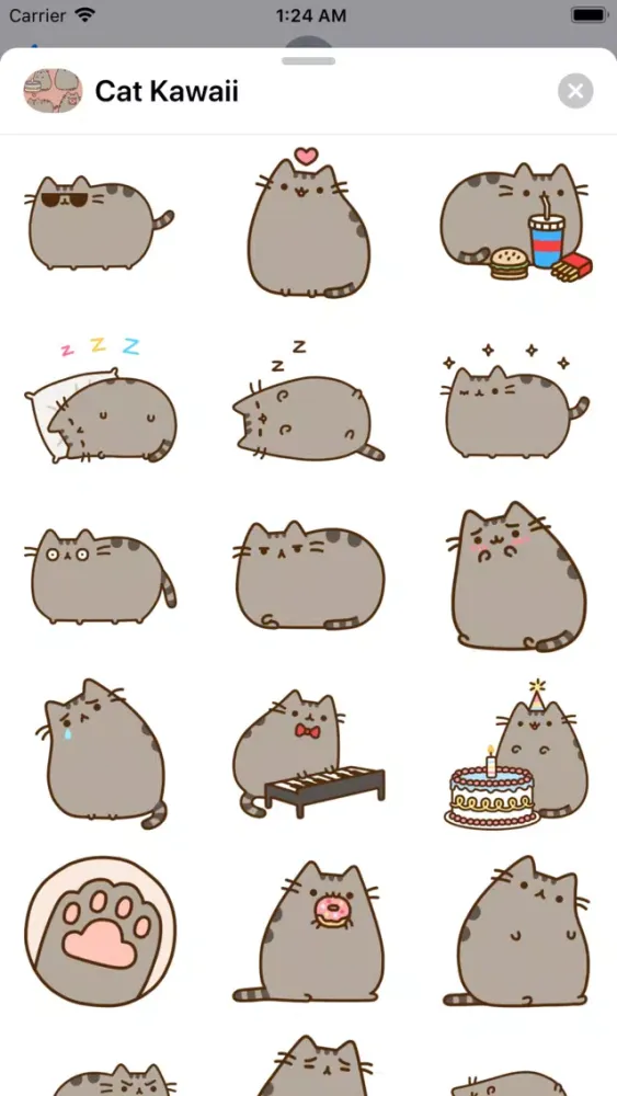 Cute Cat Kawaii Stickers HD Screenshots