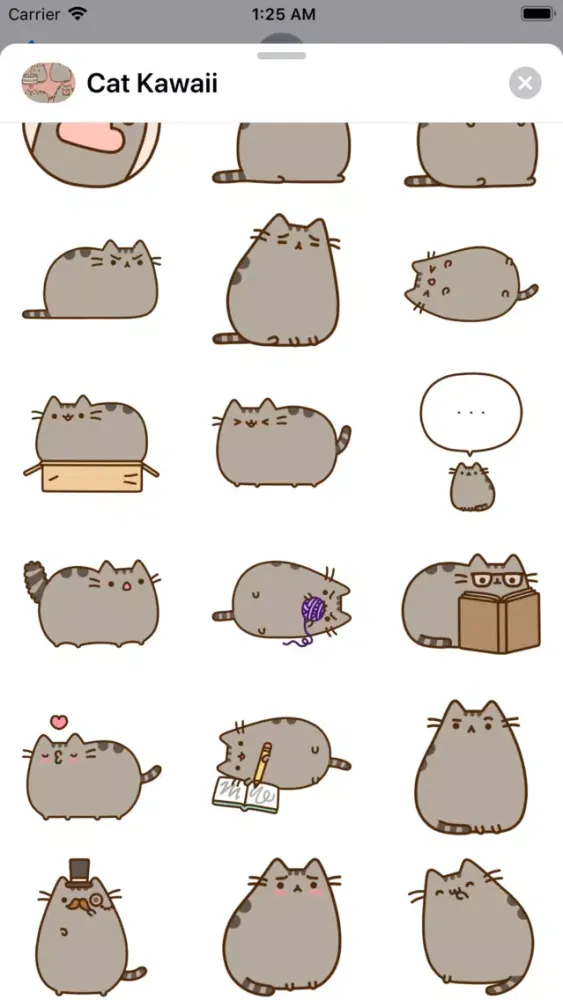 Cute Cat Kawaii Stickers HD Screenshots