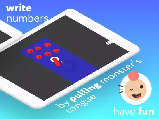 تصاویر Kids 123・learn to draw numbers iPad 
