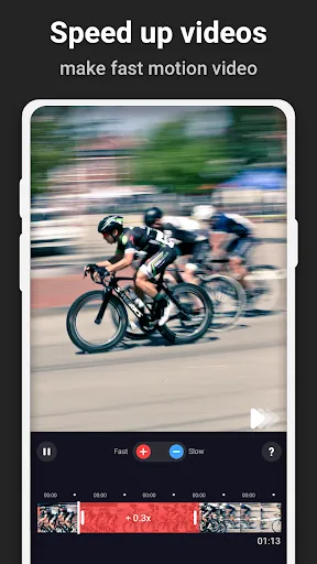 Tangkapan skrin Slow motion - slow mo, fast mo