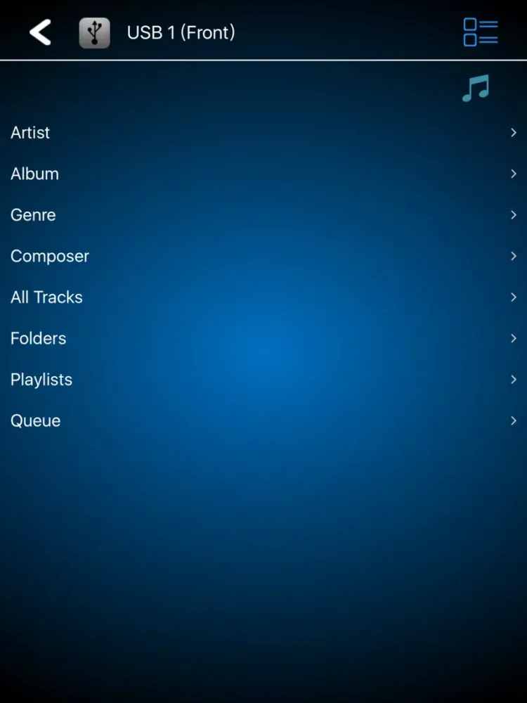 Cary Audio Streamer iPad  स्क्रीनशॉट