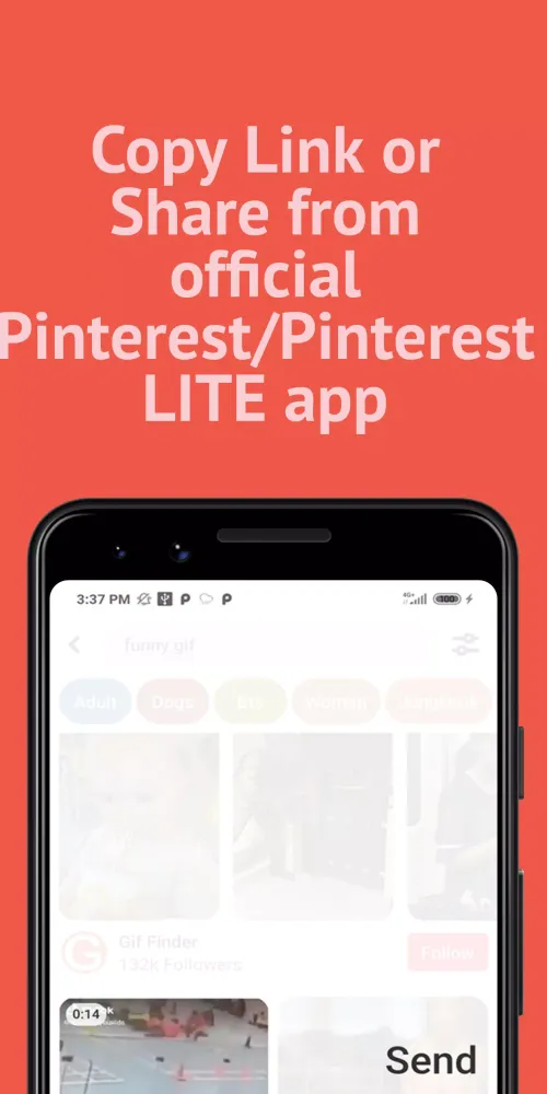 Tangkapan skrin Video Downloader for Pinterest