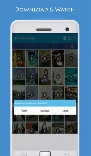 Captures d'écran de Video Downloader for Facebook
