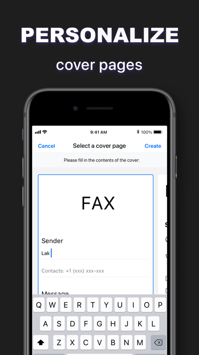 Fax from iPhone - Scan & Send Screenshots