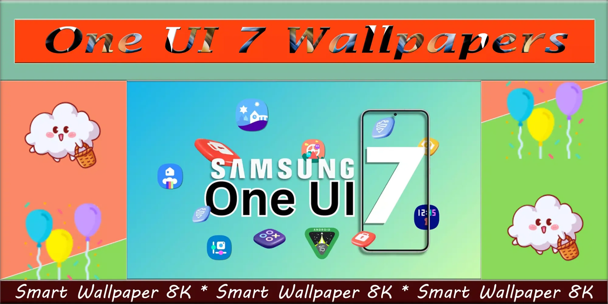 Capturas de pantalla de One UI 7 Wallpaper