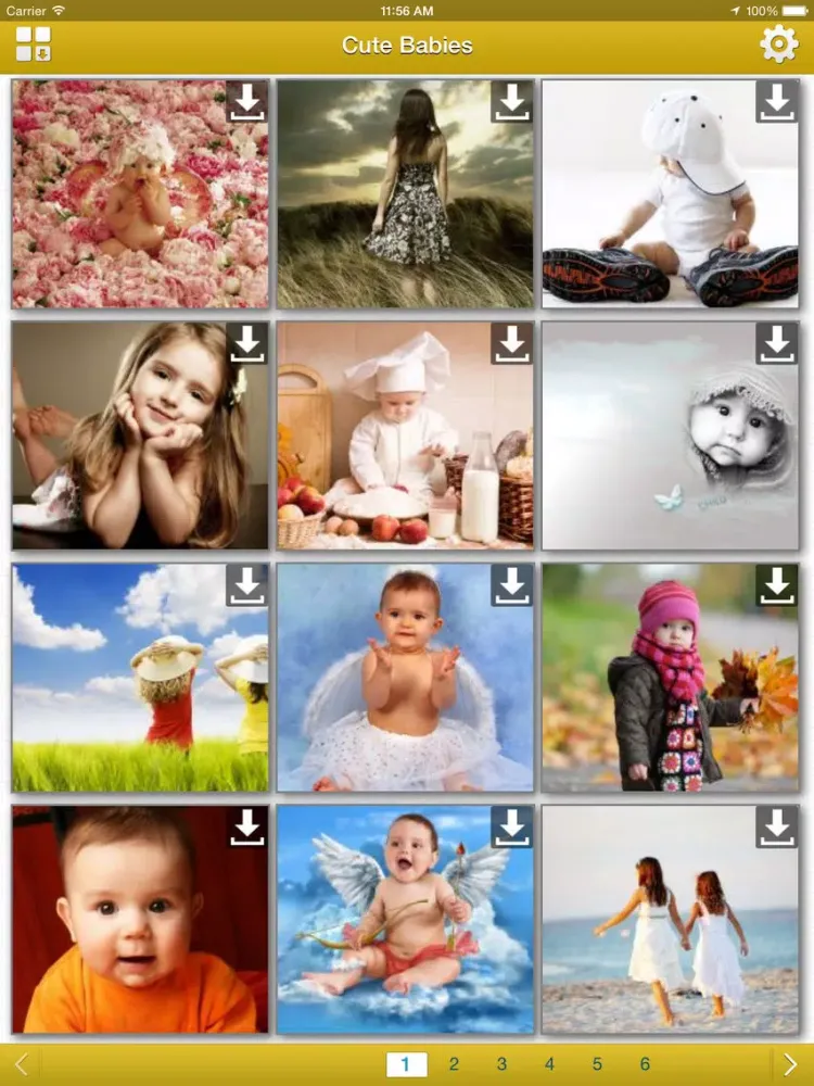 Cute Babies HD Wallpapers iPad  स्क्रीनशॉट