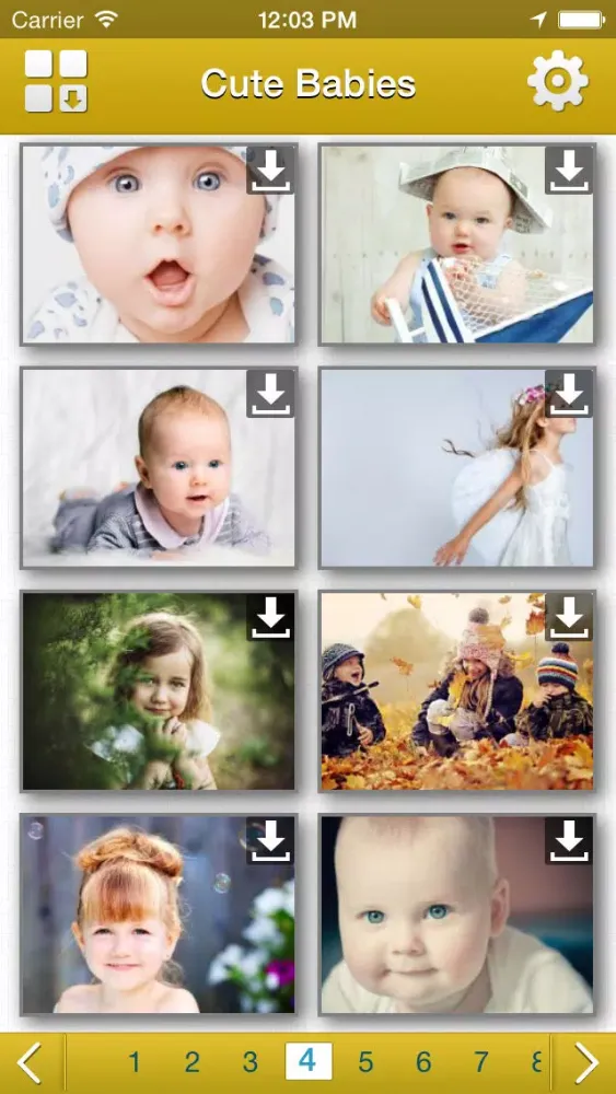 Cute Babies HD Wallpapers स्क्रीनशॉट
