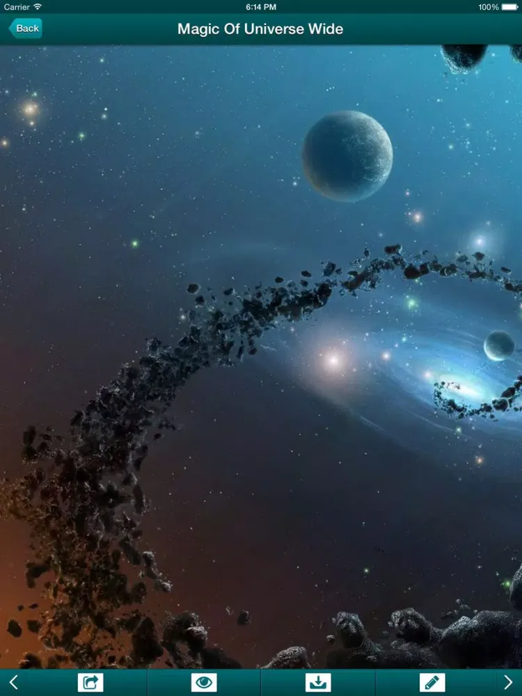 Digital Universe HD Wallpapers iPad 应用截图